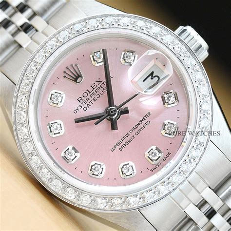 white gold ladies rolex|rolex lady datejust pink dial.